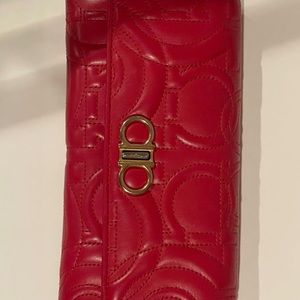 Womens Salvatore Feregamo Red Wallet